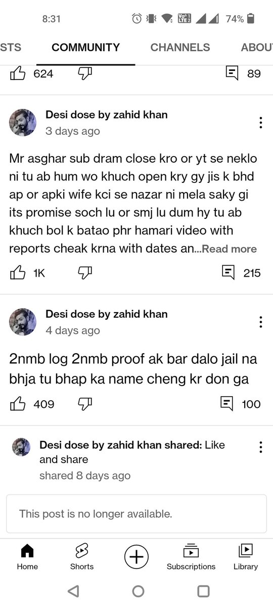 DIVYA_51997's tweet photo. @shekharissavag @sitarayaseen3 Her daughter were threatened to rape they tried silencing her see this https://t.co/uD3GoP04EC