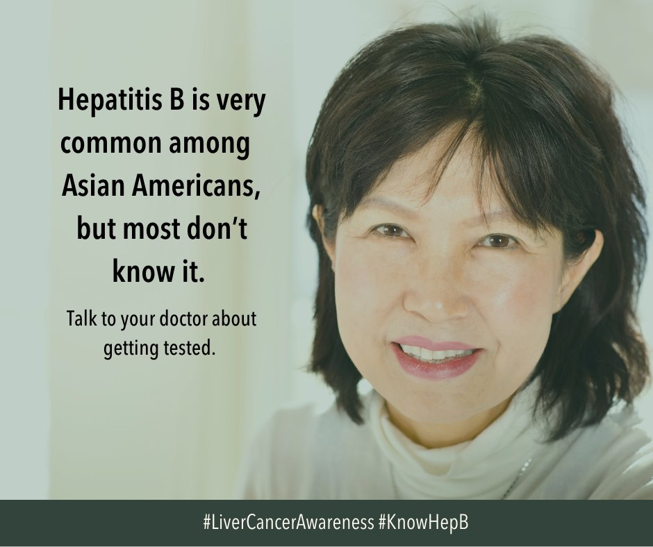 #DYK #hepatitisB is common among #AsianAmericans? Talk to your doc about getting tested: bit.ly/3kXIjyW #GWCC #KnowHepB