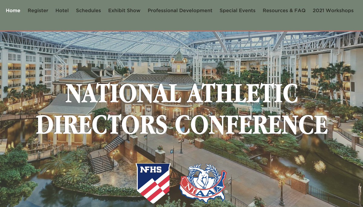 As a reminder, this year at the National Athletic Directors Conference we are cashless! We will only be accepting credit or debit cards. See you in a few months! adconference.org