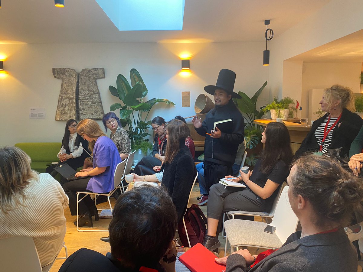ENCATC's tweet photo. Last day of #EncatcCongress2022 kicked off today with 4 #study #visits in Brussels cultural venues. Each visit had a #Talk with #leading #experts. #Discussions gave rise to the #fruitful sharing of original #standpoints on the hottest issues at stake in the broad #CulturalField! https://t.co/G1QUzYYVHS