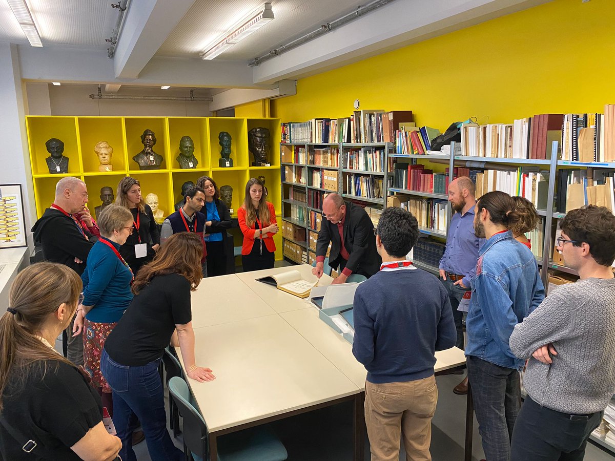 ENCATC's tweet photo. Last day of #EncatcCongress2022 kicked off today with 4 #study #visits in Brussels cultural venues. Each visit had a #Talk with #leading #experts. #Discussions gave rise to the #fruitful sharing of original #standpoints on the hottest issues at stake in the broad #CulturalField! https://t.co/G1QUzYYVHS
