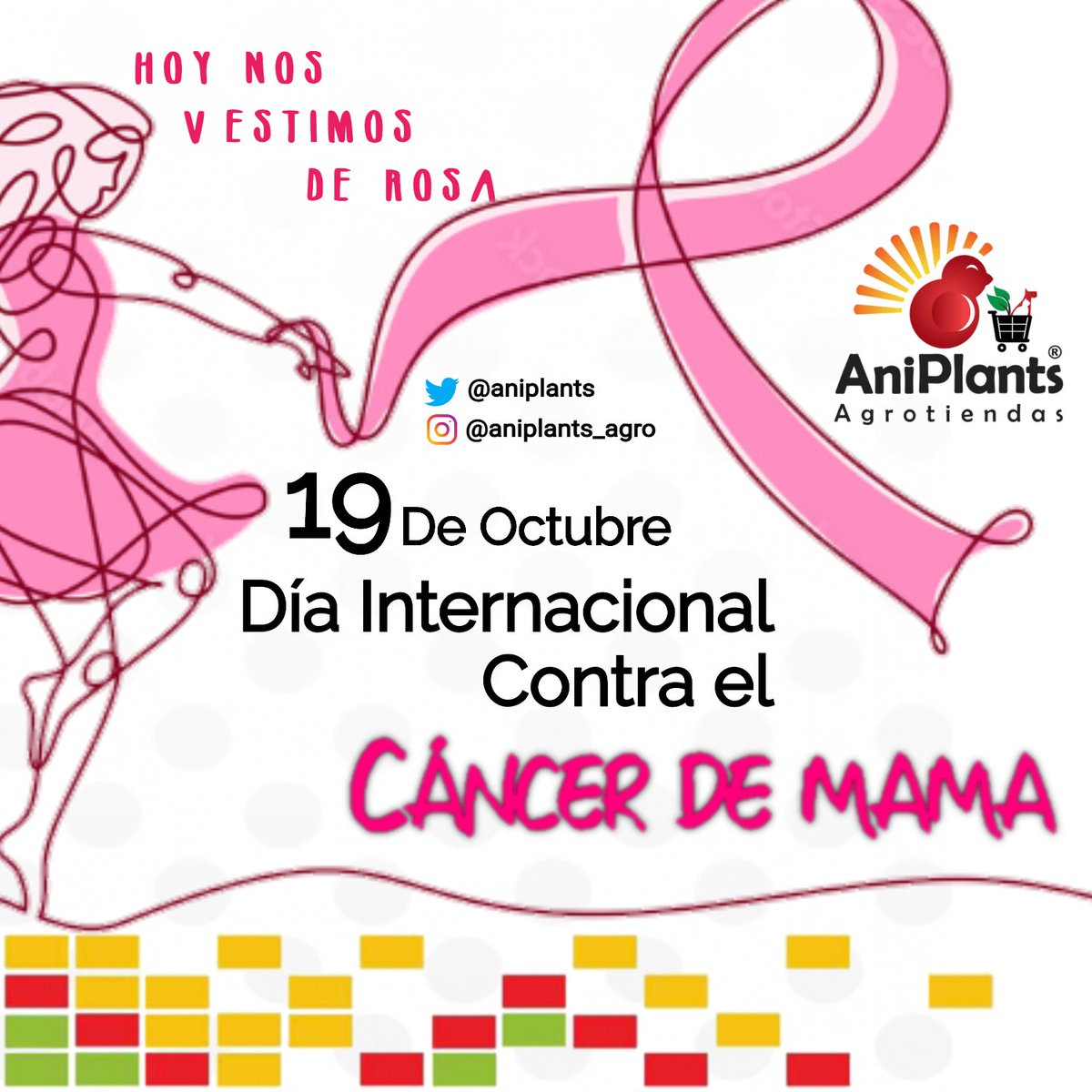Aniplants's tweet photo. PARA LUCHAR CONTRA EL CÁNCER DE MAMA NO OLVIDEMOS LAS 3 CLAVES:

- PREVENIR
- DIAGNOSTICAR
- TRATAR

¡TÓCATE!

HOY ESTÁS A TIEMPO...

#aniplats #agrotiendas #cancerdemama #diadelcancerdemama #19deoctubre #tocate #prevencion #franquicia #profranquicia https://t.co/jTLBHTIo5S