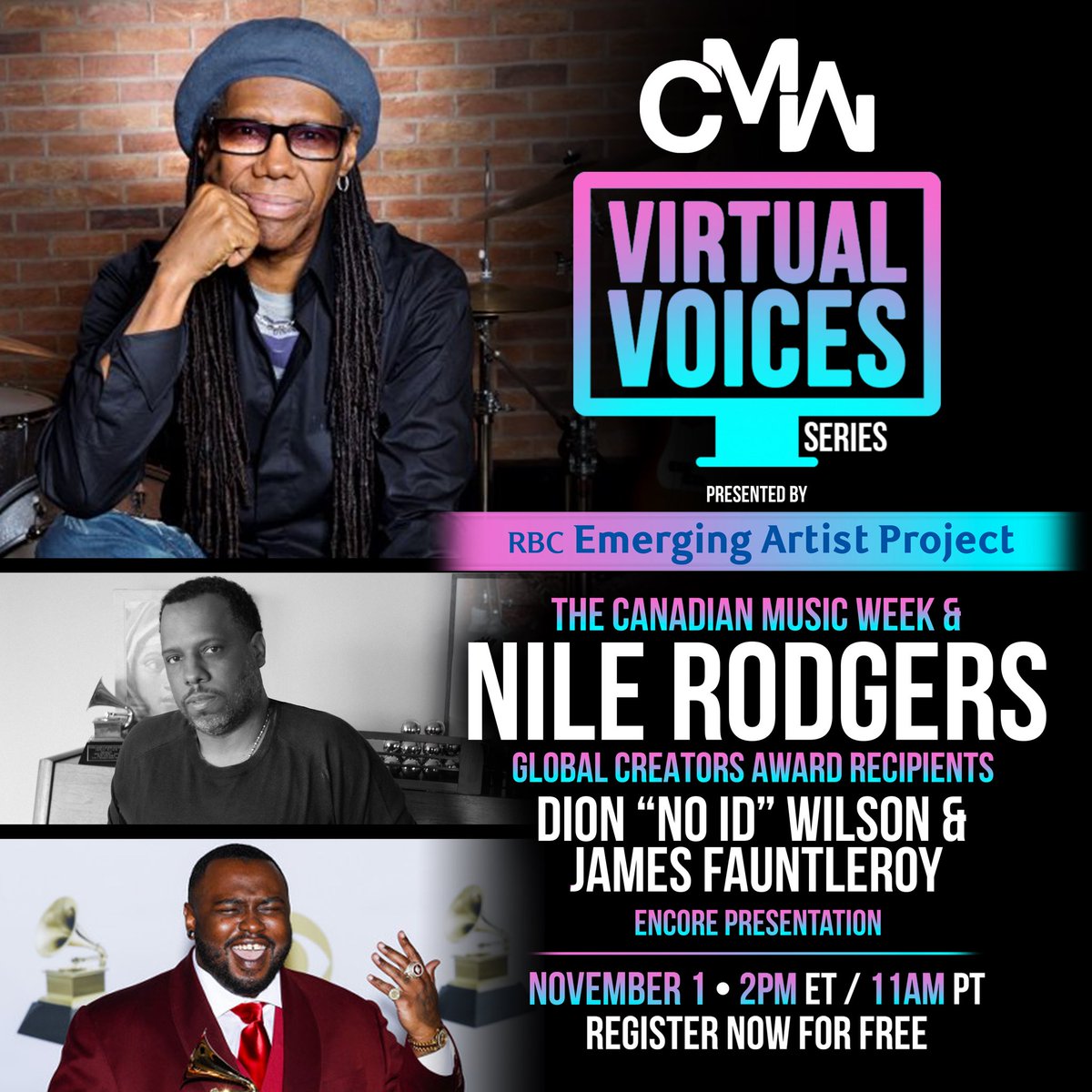 The CMW / Nile Rodgers Global Creators Award was established in 2014 to celebrate the most outstanding of creative geniuses of all ilk who have consistently made an indelible impact on a global scale throughout their careers. Register now for free -> bit.ly/3Td2jiA