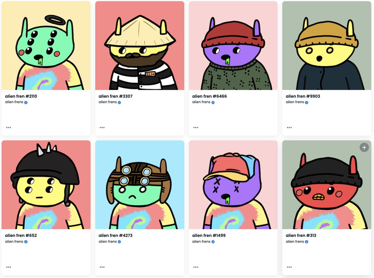 💯😍 Just added the super rare halo, tie-dye FREN in a dope trade to bring @NFTCheddz into the <a href="/quirkiesnft/">Quirkies</a> fam!!!

LOVING my <a href="/alienfrens/">alien frens</a> collection, sheeeesh

Tie-dye gang strong... where my frens at???