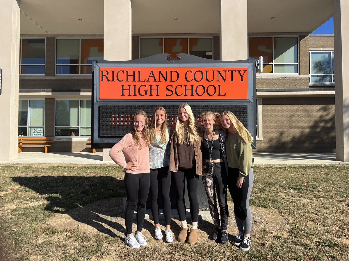 LTigerTennis's tweet photo. The ladies are off to State! ❤️🎾  They are excited and ready to bring back some W’s to #OTN https://t.co/LK7AOO5n5m