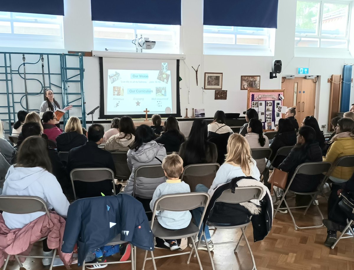 A fantastic turn out for our Year 1 and 2 curriculum session for parents and carers. Thank you.  #cvcooperation