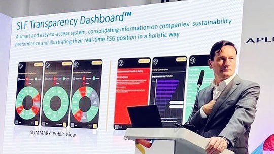 Today, during the first day of APLF ASEAN, Hans van Haarst, Chairman of our Advisory Board, gave a seminar on how  sustainability can support better commercial profitability and provide real marketing opportunities based on verifiable information and data.
Thank you Hans!