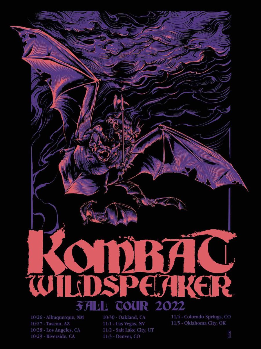 Leaving for tour in one week! Playing some blast beats along the west coast with halloween day off in Vegas. Should get pretty weird 🦇
