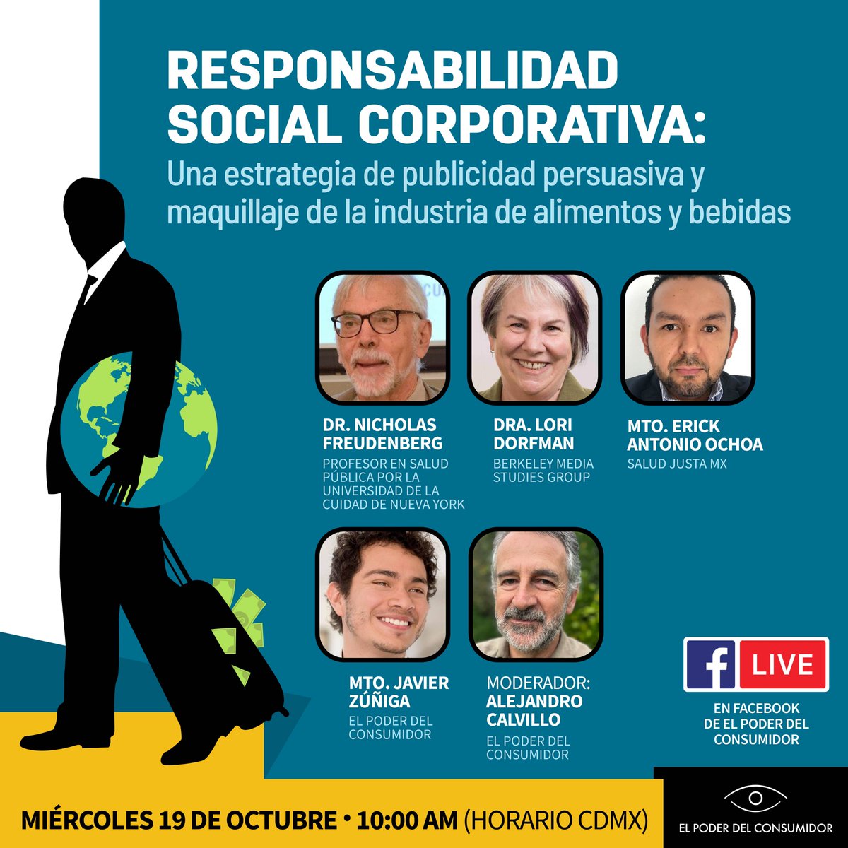 elpoderdelc's tweet photo. #EnVivo 🟢 Súmate al foro sobre responsabilidad social corporativa como estrategia de publicidad y maquillaje verde y social de la industria de alimentos y bebidas🛑💸.
¡Nos acompaña un panel de lujo!
Vía #FBLive 👉🏽 https://t.co/1GzNkrDzt6 https://t.co/0slzqOwaP2