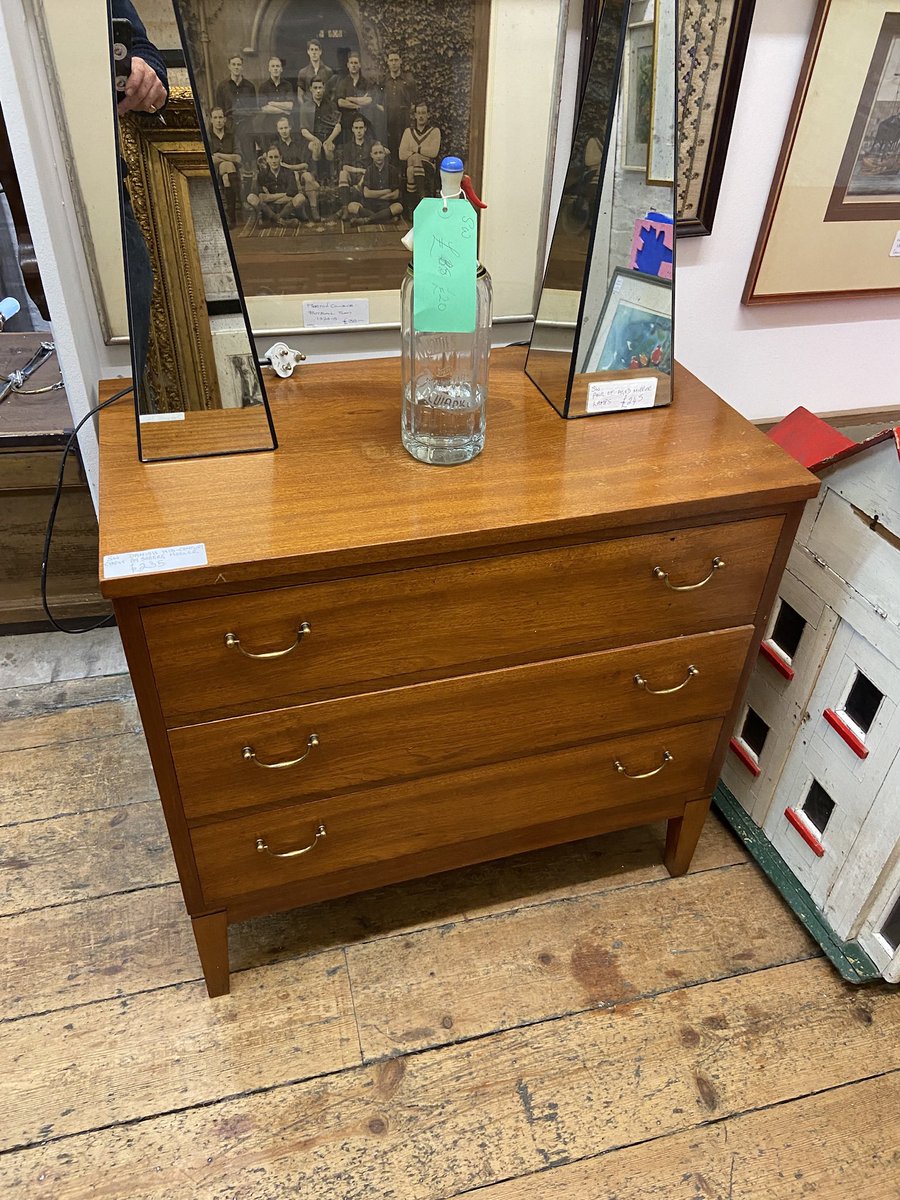 Danish mid century 3 Draw chest bySoberg Mobler  73 cm height 76cm width 44cm depth.£335.