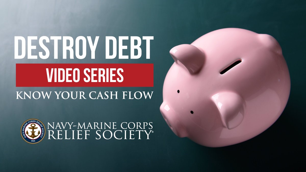 NMCRS1's tweet photo. #NMCRS helps Sea Service members & their families with #financialeducation! Continue following us for a six-part video series with helpful tips to #eliminatedebt. 4th video here-https://t.co/eBS9Tk6bUn #destroydebt #USMC #Navy https://t.co/sDU0bjltBr
