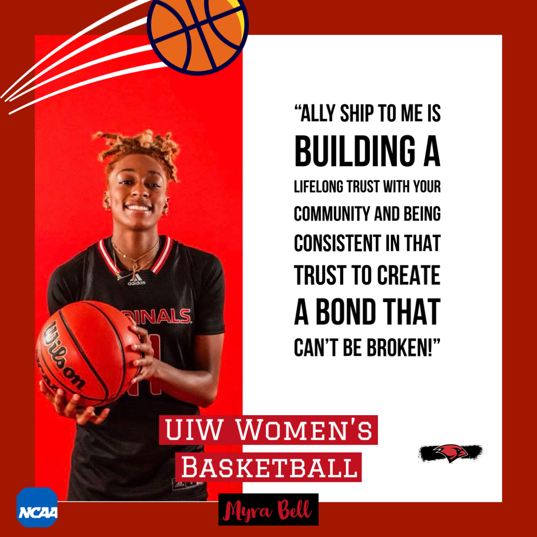 UIWWBB's tweet photo. UIW women's basketball supports more than just basketball. We stand by others. Taking action! Amplifying voices! Getting educated. Supporting the UIW community. Together we rise. @uiw_dei @UIW_SAAC

#NCAAInclusion | #TheWord https://t.co/ndHlUhcNp6