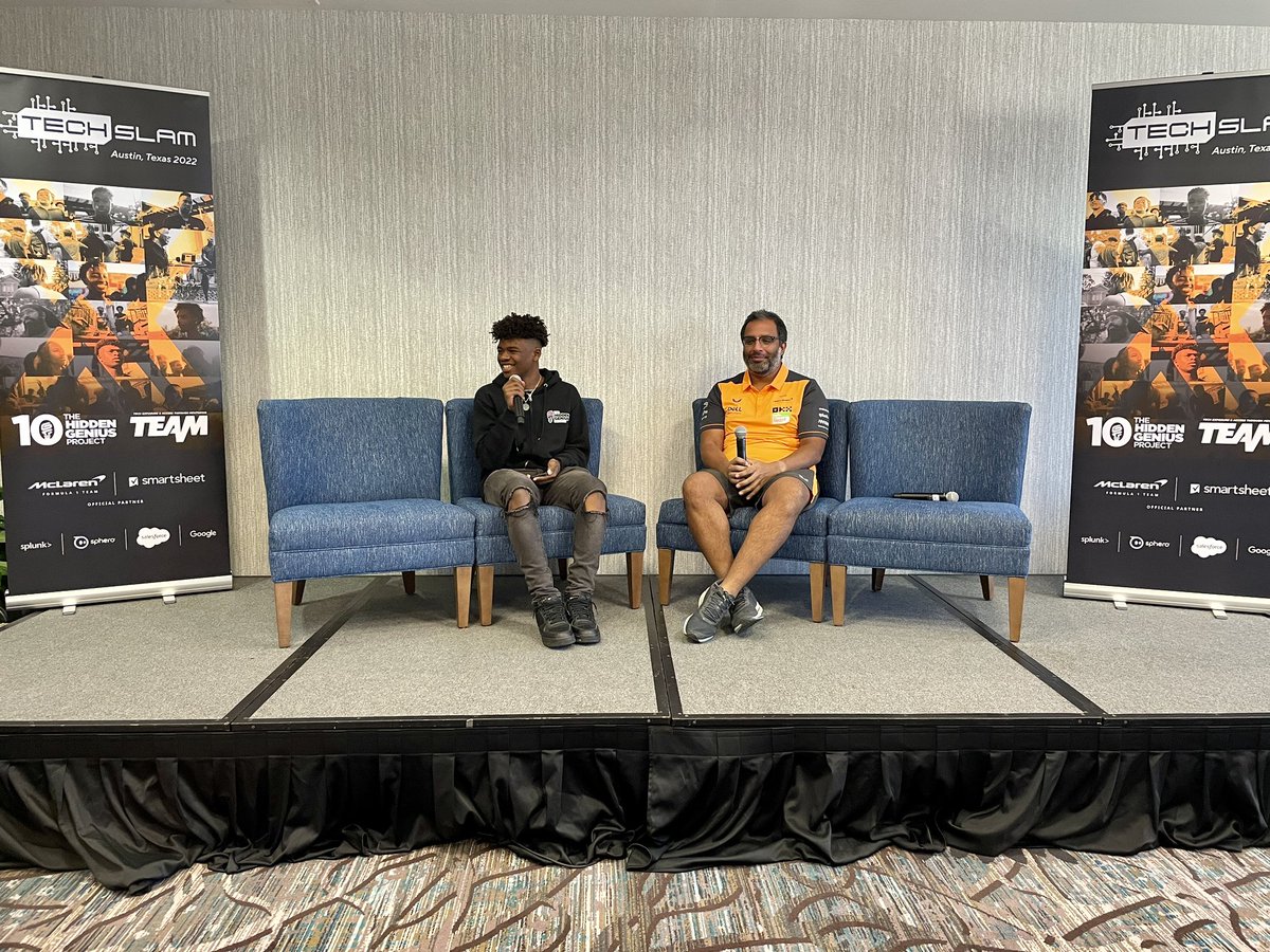 HAPPENING NOW 🔥🔥 Our first-ever #TechSlam Formula One  event right in #Austin Texas in partnership w/ <a href="/Smartsheet/">Smartsheet</a> <a href="/McLarenF1/">McLaren Mastercard Formula 1 Team</a> @albsmartsheet <a href="/WeAreTeamInc/">TEAM Inc.</a> <a href="/NatashaD1atx/">Natasha Harper-Madison</a> <a href="/VanessaForATX/">Vanessa Fuentes 💃🏽</a> #SponsorX