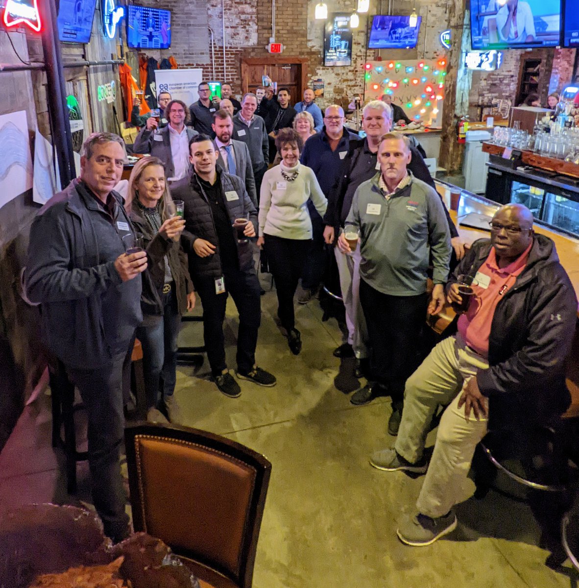 We launched our new Dayton 'Stammtisch' networking event last night with this great crowd!  Thanks to all who attended - register here to join us November 15! lnkd.in/g6sFXRJt