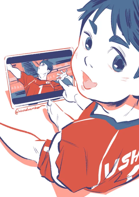 Haruto was so excited to see daddy play! #Haikyuu #ハイキュー 