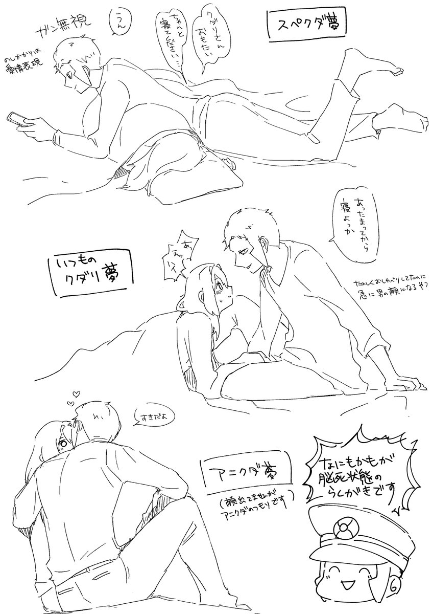ものすごいらくがきです ▽夢です いつものごとく当たり前のように捏造脱帽しています 