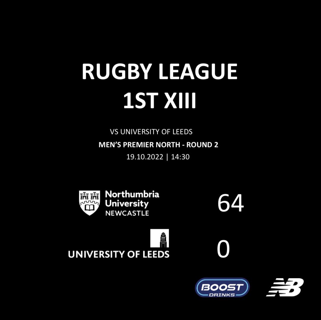 Northumbria University Rugby League Club tweet media