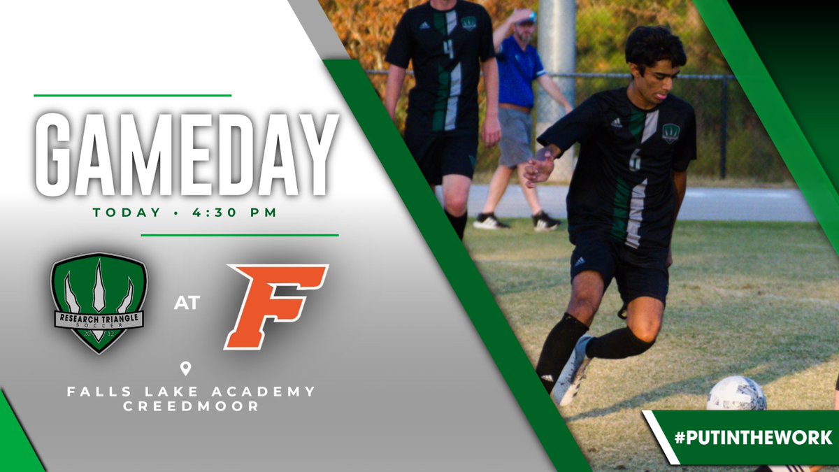 ON THE ROAD IN CREEDMOOR

⚽️ <a href="/RTHSSoccer/">RTHS Raptor Soccer</a> (13-4-2, 6-2 S6C)
🆚 Falls Lake (9-7-1, 3-5)
🕟 4:30 p.m.
📍 Falls Lake Academy, Creedmoor
🎟️ $5.00, cash or digital: spicket.events/flafirebirds

#PutInTheWork #GoRaptors