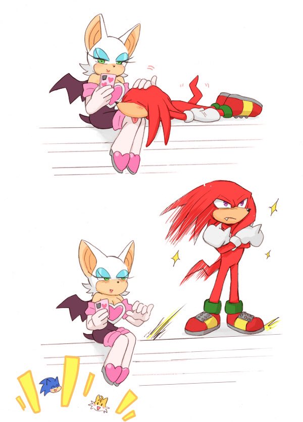 🥰→😠→🥰
#knuxouge 