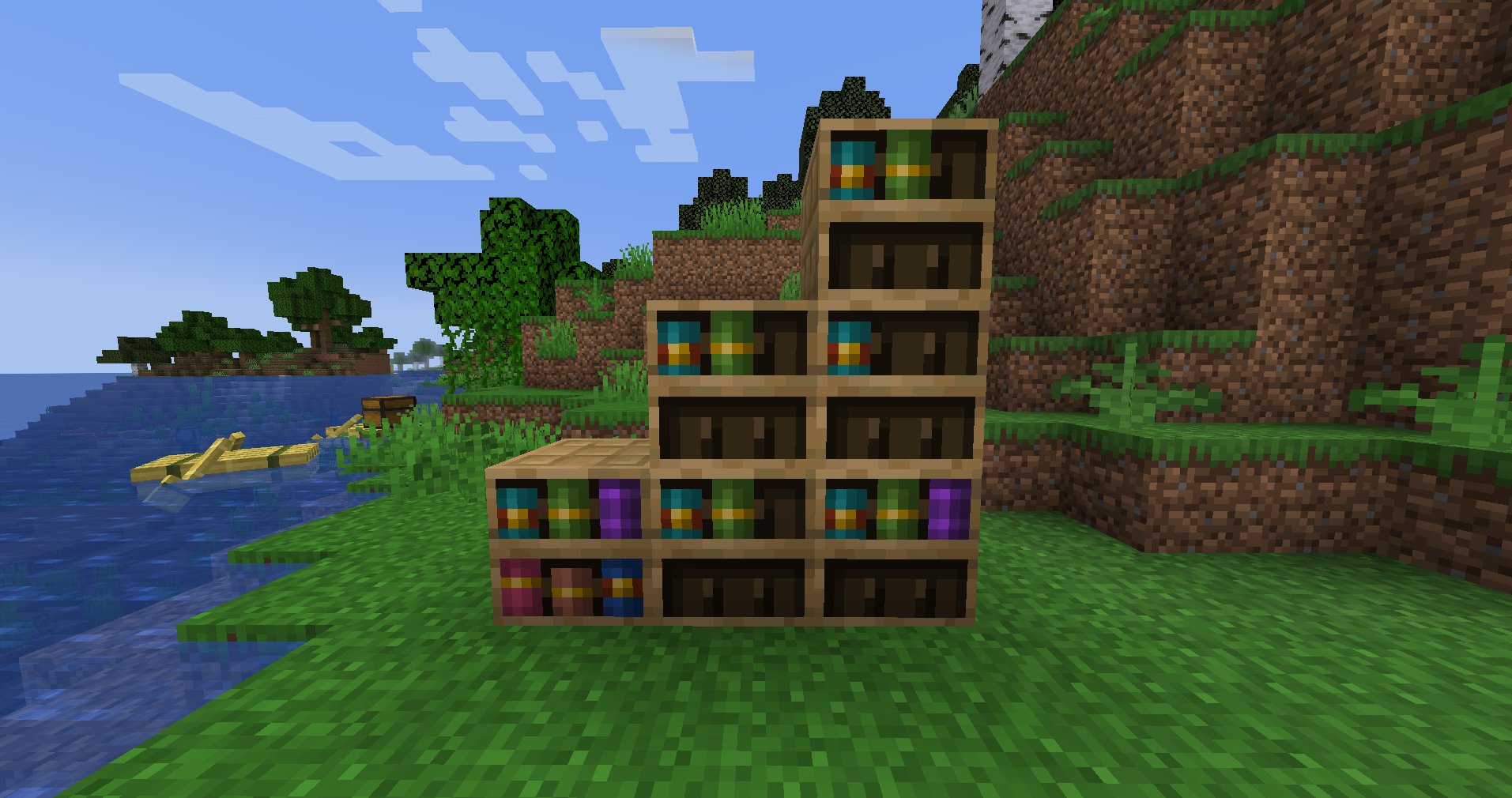 Scott (ECKOSOLDIER) on X: Minecraft Chiseled Bookshelf Can store Books,  Book and Quills, and Enchanted Book Holds up to 6 Books Comparators can  detect the last book placed/removed They do not work