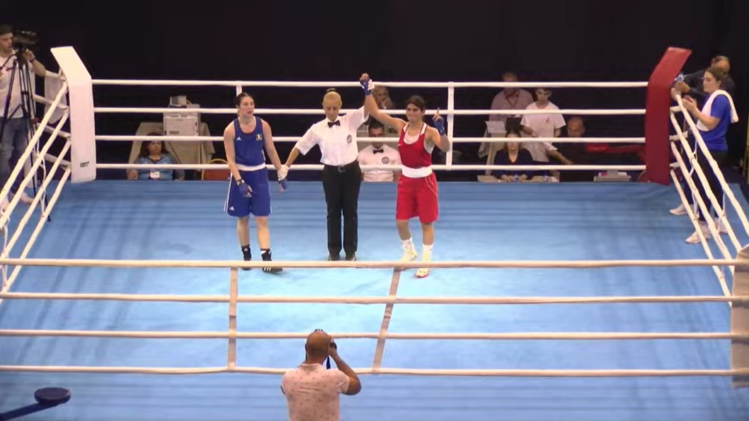 NOCKOSOVO's tweet photo. WELL DONE DONJETA👊🥊🇽🇰
Our boxer, Donjeta Sadiku, secured medal at the European Women's Boxing Championships Budva 2022.
This is the first European medal for the #Kosovo Boxing Federation.
Good luck in the semifinal!
#EUBC #EuropeanBoxing https://t.co/aiafP741kE