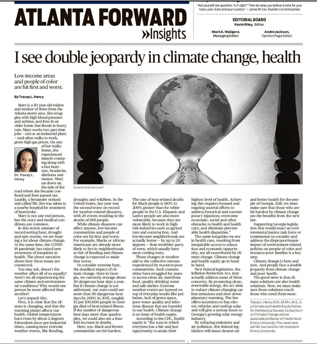 Tracey L. Henry, MD, MPH, MS tweet media