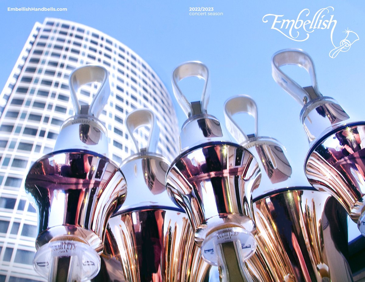 EmbellishGR's tweet photo. 2022-23 Program Cover
.
#EmbellishHandbells https://t.co/BViv2sks4f