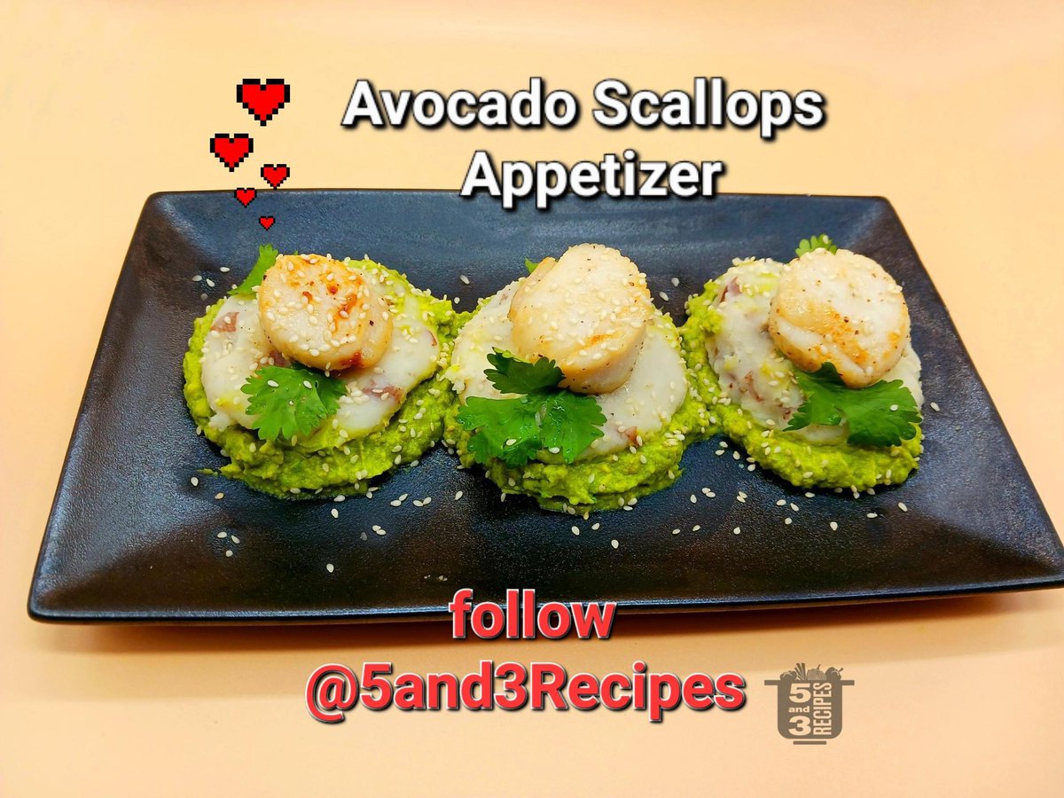 Avocado Scallops Appetizers
#recipe #recipes #seafood #scallops #avocado #appetizer #appetizers 
See more recipes at:
instagram.com/5and3recipes/