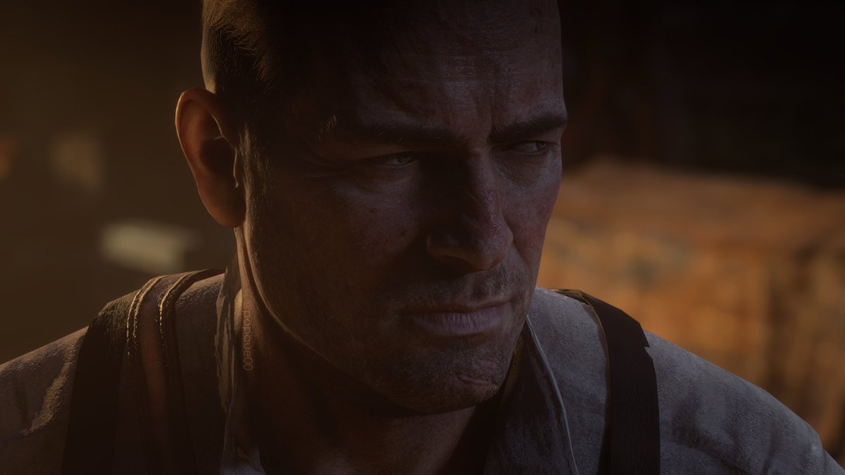 papaue000's tweet photo. the tweet comparing arthur to young pierce brosnan (that i qrt'd) got me jumping into rdr2 photomode to take clean shaven pics and i still find it unreal how sharp his jawline is 😩 https://t.co/WZpuzDr3YO