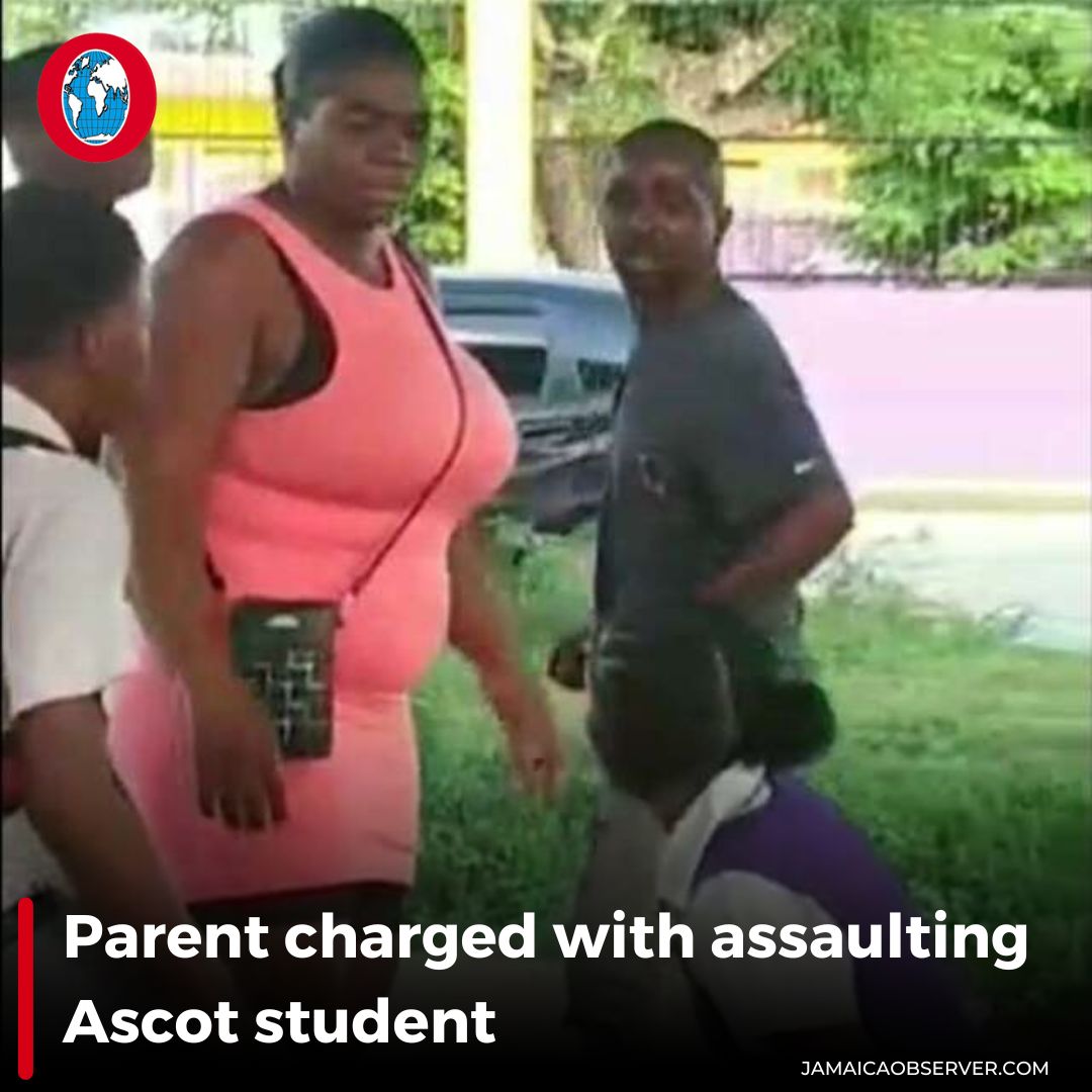 JamaicaObserver's tweet photo. The St Catherine South Police have arrested and charged the male parent who is accused of physically assaulting an Ascot High school student last week.

The parent turned himself in to the police and was charged with assault occasioning bodily harm.
https://t.co/UtN8afxqvm https://t.co/9RJ7OWyk58