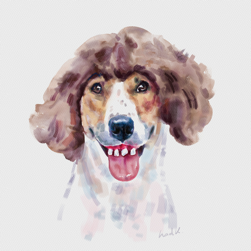 Watercolor digital painting with Rebelle5

#dog #digitalpainting #funnydog #Rebelle5 #watercolor