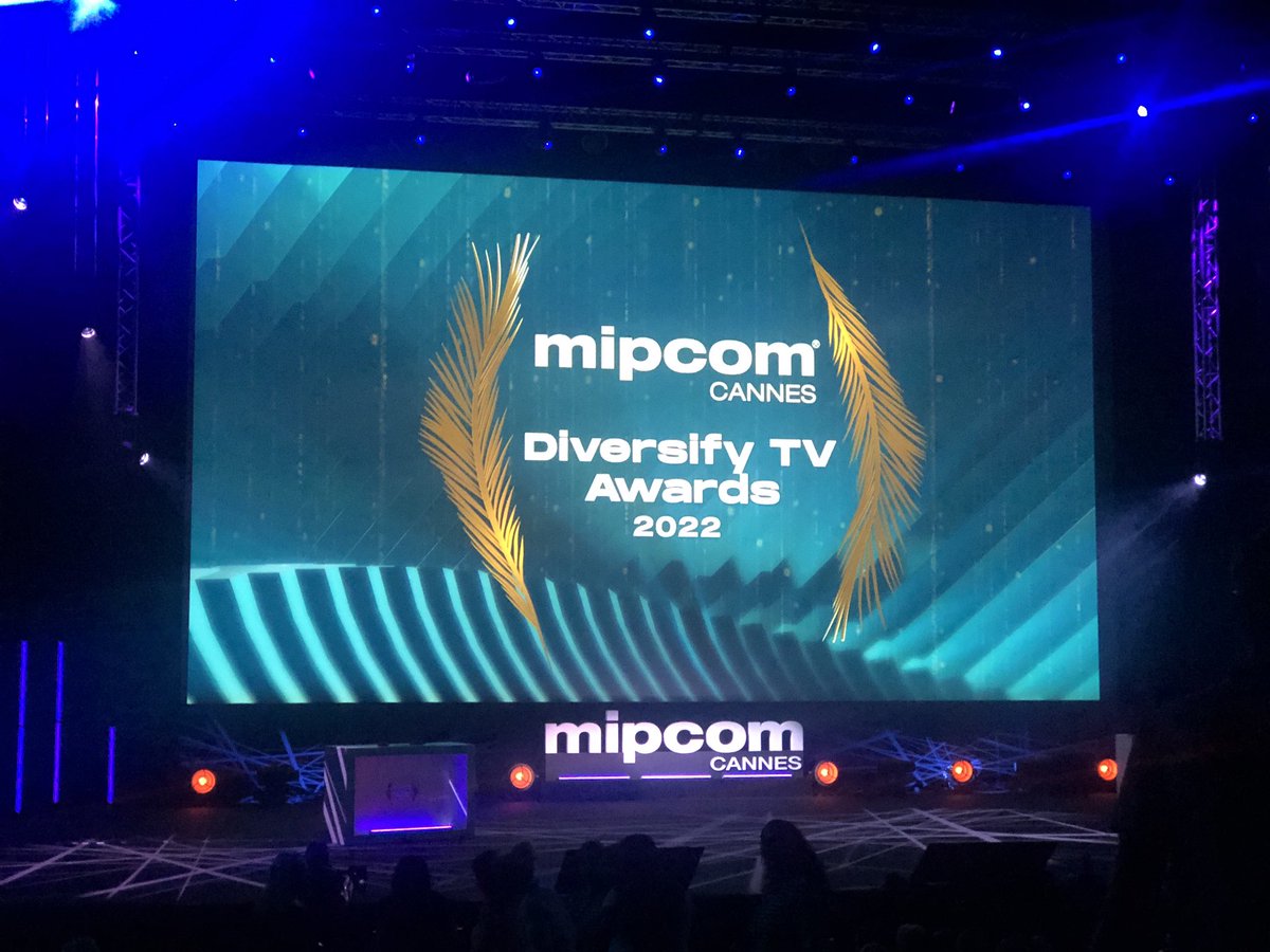 camillezonca's tweet photo. So inspiring! 👏🏽👏🏽 The best inclusive, diverse and positive impact productions at #MIPCOM Diversify TV Awards 2022 💚 @mip https://t.co/q8Yj1e0FB3