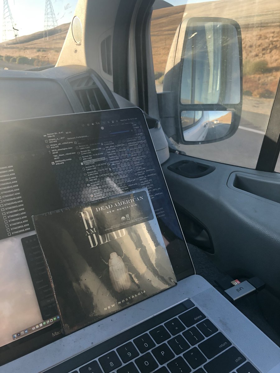 The Corporate Emo (@xtngnz) on Twitter photo Only the universe can align a moment like this where I’m leaving back home from a tour while <a href="/deadamerican_/">Dead American</a> starts theirs and we both end up at the same gas station at the same time in NorCal 😂 MFr’s left their mixtape on my windshield! Only the universe can align a moment like this where I’m leaving back home from a tour while <a href="/deadamerican_/">Dead American</a> starts theirs and we both end up at the same gas station at the same time in NorCal 😂 MFr’s left their mixtape on my windshield!
