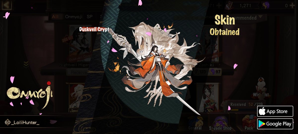 #Onmyoji# I got a brand new rare skin! Check it out and try your luck!