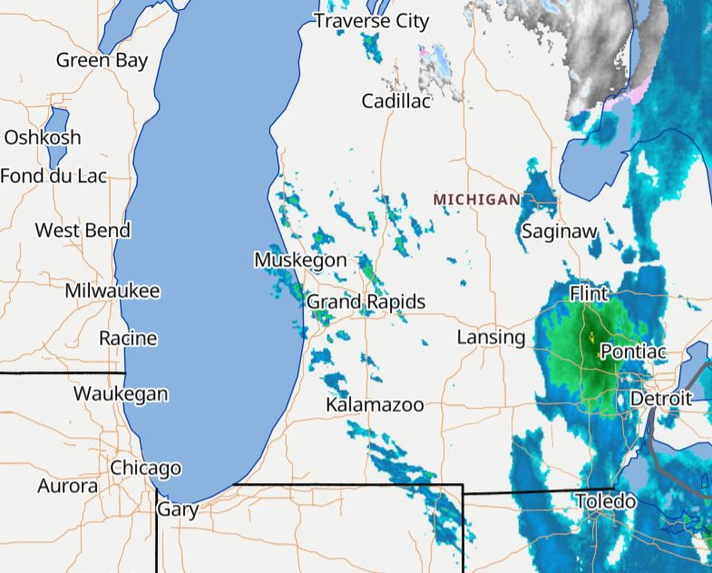 bill steffen on Twitter "Here's a satellite pic., radar, the Holland