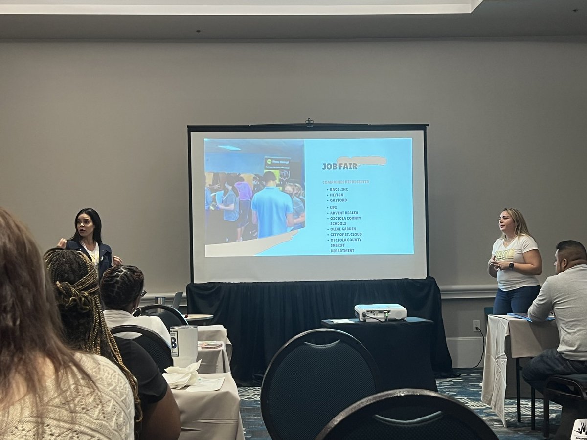 Great staff representing <a href="/alco_osceola/">Adult Learning Center Osceola</a>  to talk about exciting things happening on our campus