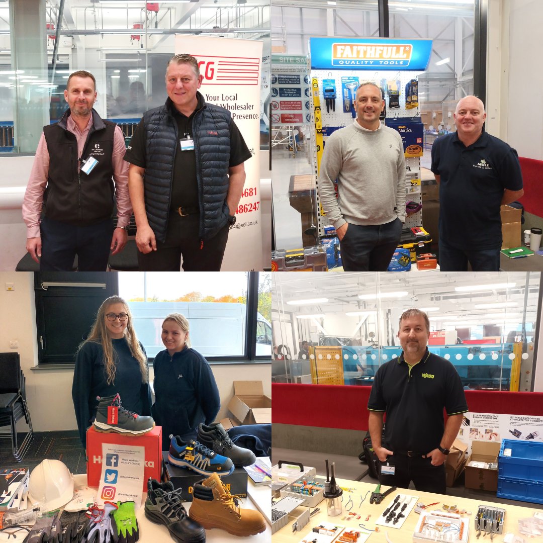 Dudley_College's tweet photo. Advance II held an Employer Engagement Event today! 📅
Local employers visited us to deliver training sessions, host interactive workshops & join our mini expo.
What a brilliant opportunity for students to explore the Engineering & Electrical industry! 👏
#CollegesWeek https://t.co/pGGJLThIjR