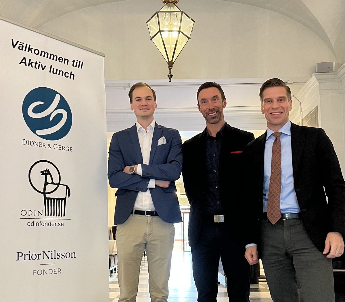 Aktiv Lunch har två städer kvar innan årets slut - Växjö den 16 nov och Örebro den 23 nov. 
Varmt välkomna alla rådgivare, försäkringsförmedlare och kapitalförvaltare till en timmes lunch med fondpresentationer av oss, Didner &amp; Gerge och PriorNilsson, alla aktiva förvaltare⭐️