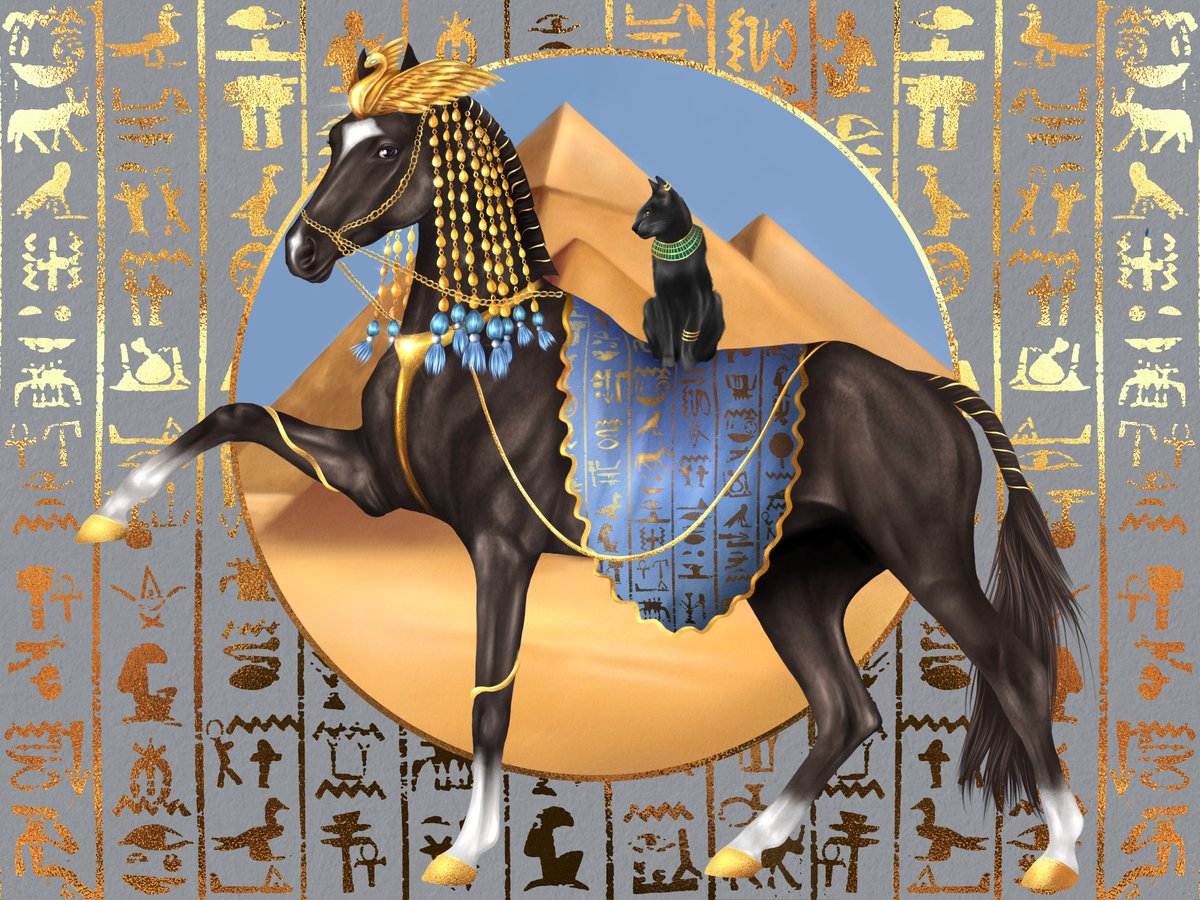 💥 NEW DROP💥

Pharaon 🐎✨

Pharaoh personifies the spirit of ancient Egypt in the form of a horse. He knows all the secrets of the ancient Egyptian pyramids and is ready to share them with his owner ❤️‍🔥

0.069 ETH

Available on <a href="/opensea/">OpenSea</a> 
Link below 🧷 ⬇️

#NFTs #NFTart