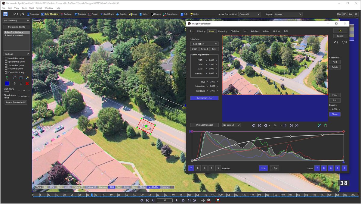#SynthEyes 2210: Kurves color correction, image preprocessor presets, rotomasking improvements, and plenty more. ssontech.com/nufeat.html