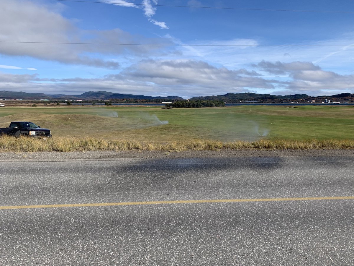 Labradorproud's tweet photo. Beautiful day, would rather be golfing but closing down is a necessary evil ⁦@Golfharmon⁩ https://t.co/zF5469DBFK