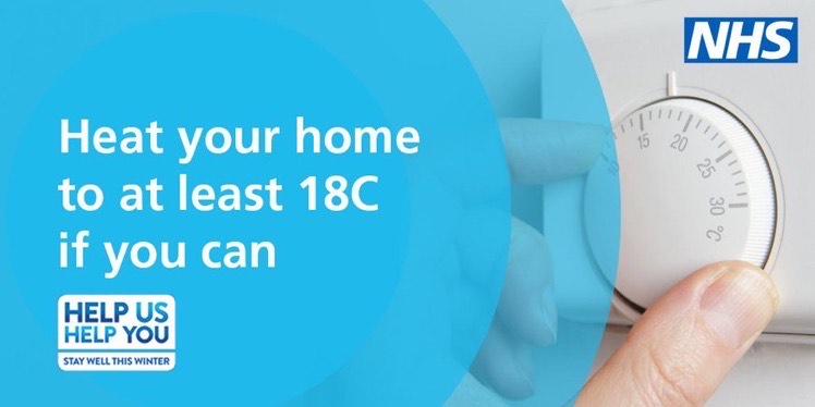 Cold weather can make some health problems worse, especially if you are 65 or older, or if you have a long-term health condition. Heating your home to atleast 18 degrees can help protect you from the cold. For more tips on staying well this winter, visit: bit.ly/3EZBVVn