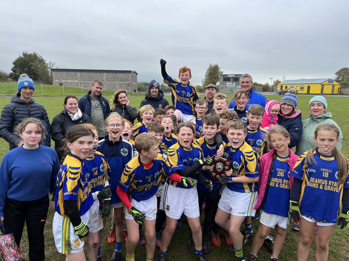 gurtagarry's tweet photo. Our U-13s were victorious in the North Football Final today against a very determined Ballinaclough side. Both teams played terrific football.👏🏼 Gurtagarry will play Shronell N.S in the county semi final next week. #hongurtagarry https://t.co/eZ6cCkEpvG