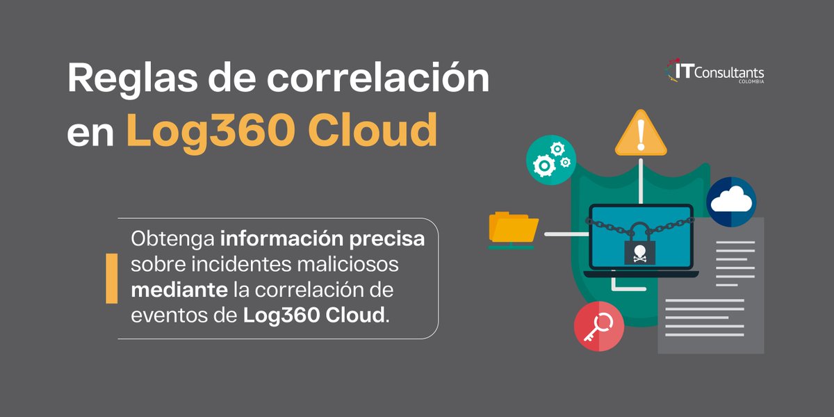 ITConsultantsCo's tweet photo. ☁️Ahora #Log360 Cloud permite a los usuarios definir las secuencias de eventos que podrían indicar una irregularidad o una brecha de seguridad.💀
Más información https://t.co/FK9fz1bbGw
Contáctanos
📱https://t.co/cSVGgnpe3m
🌐https://t.co/ycdHZejEx0 https://t.co/V8Mi7AkCll