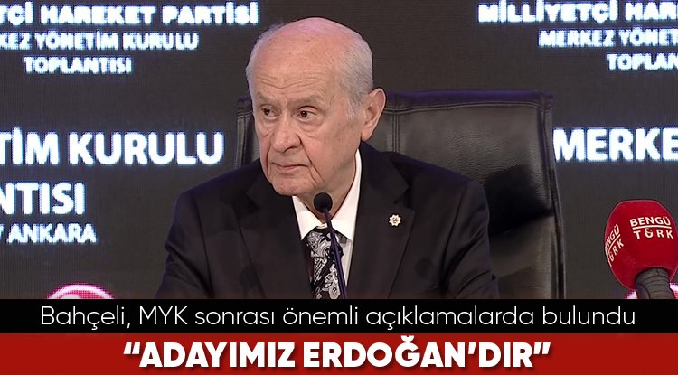 📌MHP'den ilginç açıklama: "Sayın Devlet Bahçeli, her zaman sözünün arkasında durmuş tutarlı bir siyaset adamıdır."