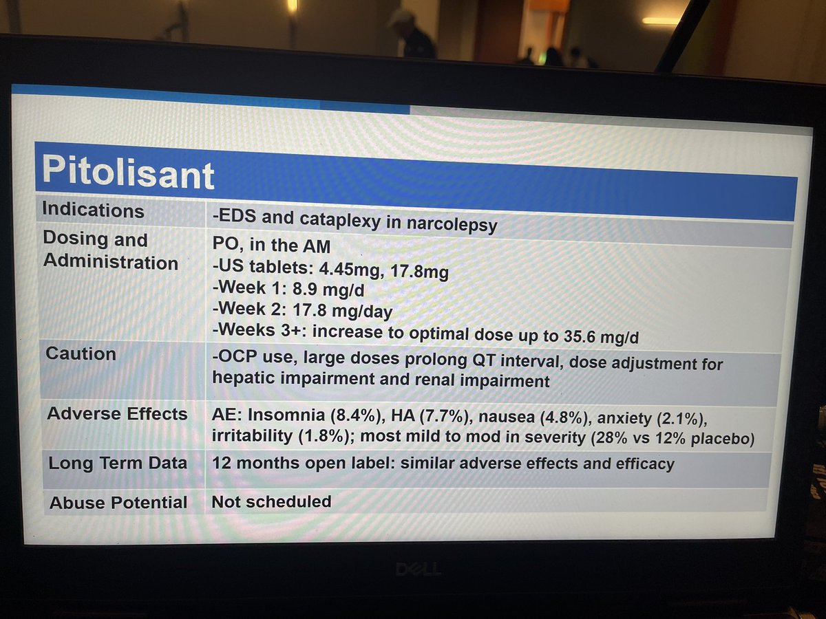 SunitaKumarMD's tweet photo. #CHESTSleep @LoyolaPCCM what a great talk by one of our former Loyola PCCM  fellows Paul Chung on medications for hypersomnia #CHEST2022 https://t.co/AnBMIlHNYu