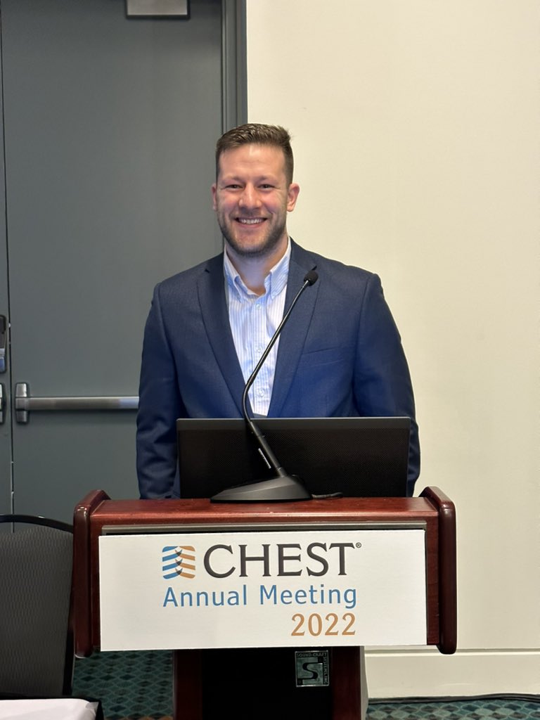 DanckersMD's tweet photo. Critical Thinking Oral Case Report Sessions at #CHEST2022 @accpchest Thank you to all our #CHESTTrainees @orebabs @zjchandler @EtGoldberg and my co-moderator! https://t.co/fKLhqslMx1