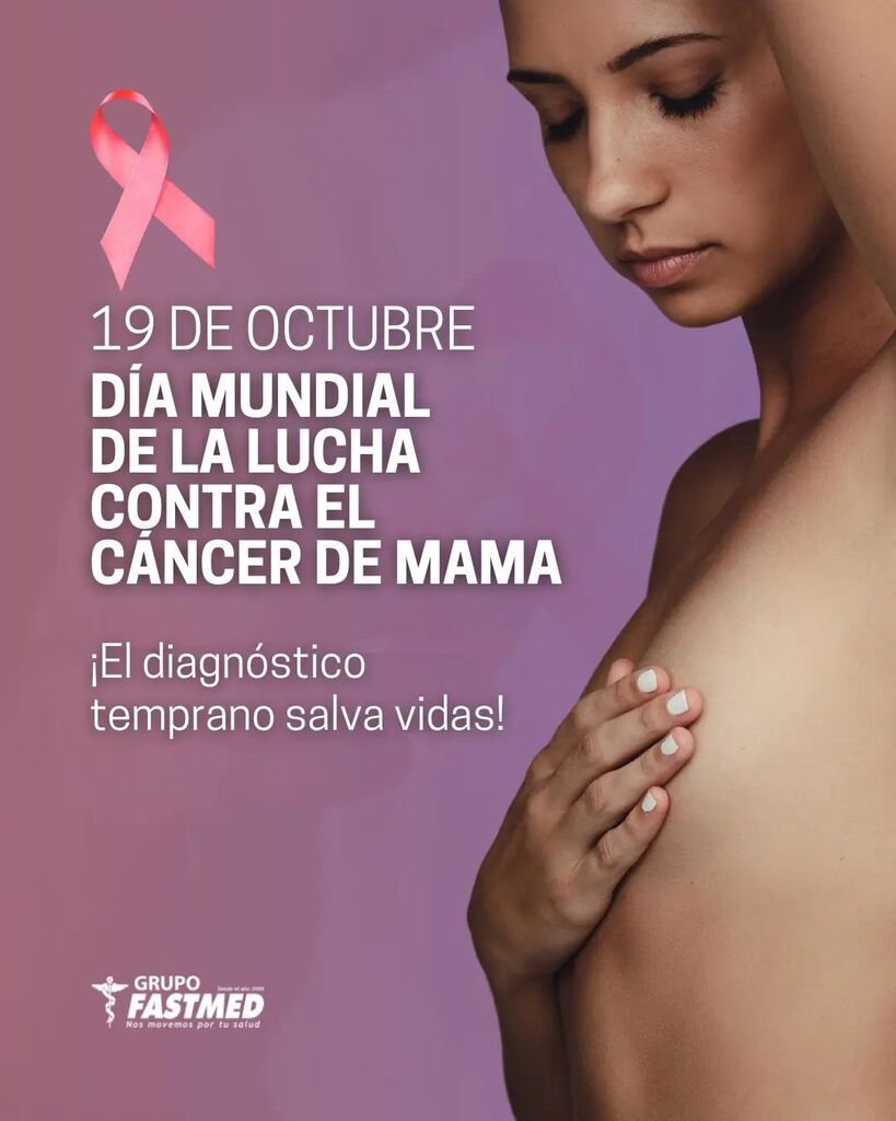 GrupoFastmed's tweet photo. Como cada año, en Grupo Fastmed nos sumamos a la campaña de prevención del cáncer de mama, el más común y mortífero entre las mujeres venezolanas. 

Un diagnóstico a tiempo puede salvar vidas. Si aún no te has realizado tu chequeo anual, #OctubreRosa… https://t.co/y7SomMo9jY https://t.co/KldpqctMMw