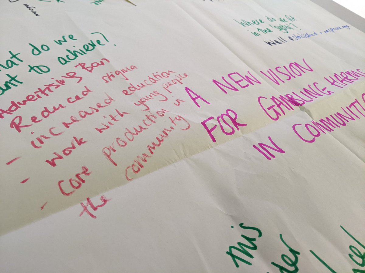 jo_evsy's tweet photo. Our Communities Addressing Gambling Harms projects are flipping amazing - so much energy, purpose and learning in one room today. Already leading the way in #greatermanchester and lots of ideas for v.2.0 #communityofpractice #gamblingharms https://t.co/Sw3sipl7Ib