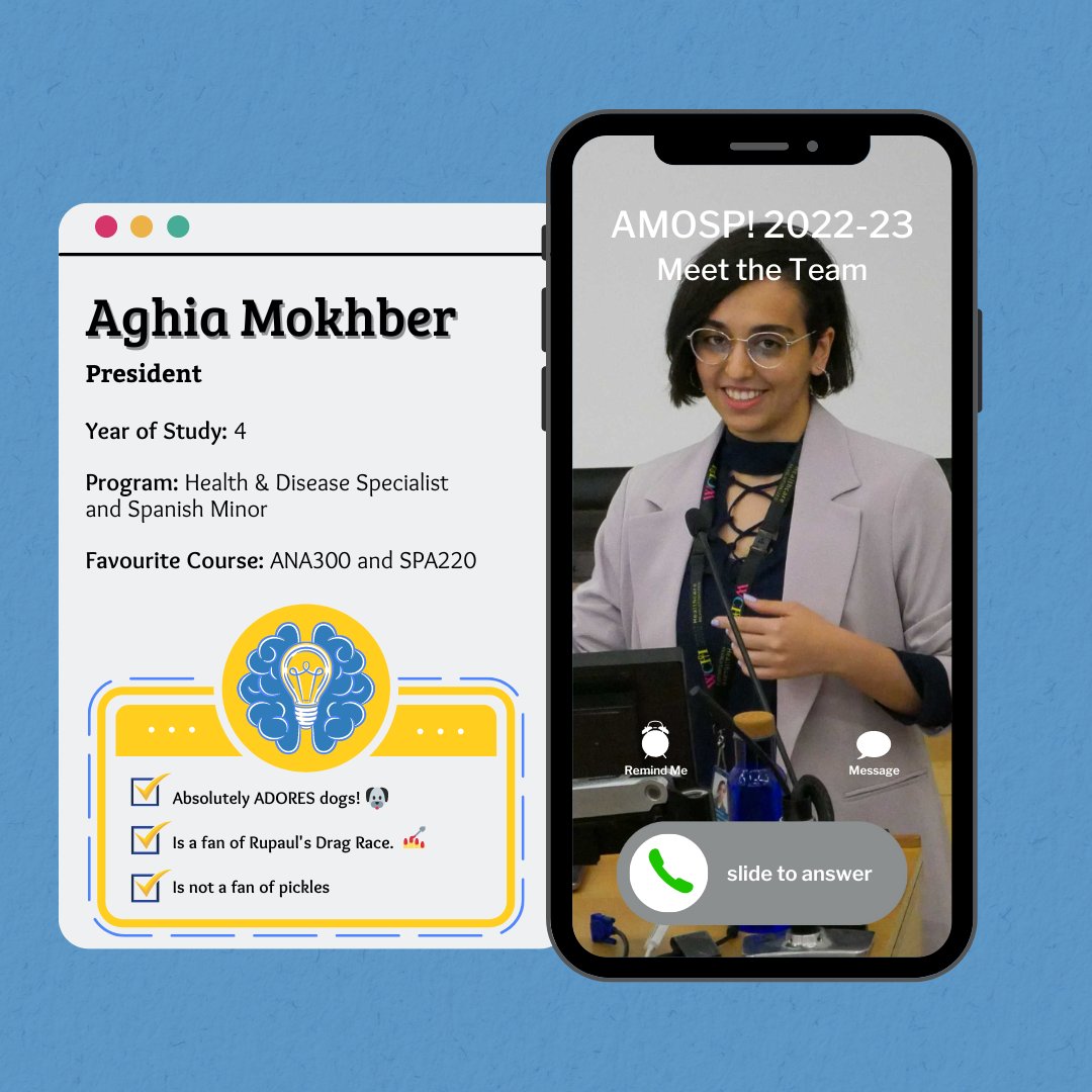 AmospUoft's tweet photo. Meet the Team Series! 👥

As AMOSP jumps into the second season, the team has seen some shifts and changes. So, it's only right we introduce the new additions! Starting off, we've Aghia serving as President of the 2022-23 team. Learn more about Aghia here: https://t.co/TcryiXzxzR https://t.co/gba81yfeYP